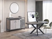 τραπεζαρία no17 marble gray